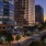 a street with tall buildings