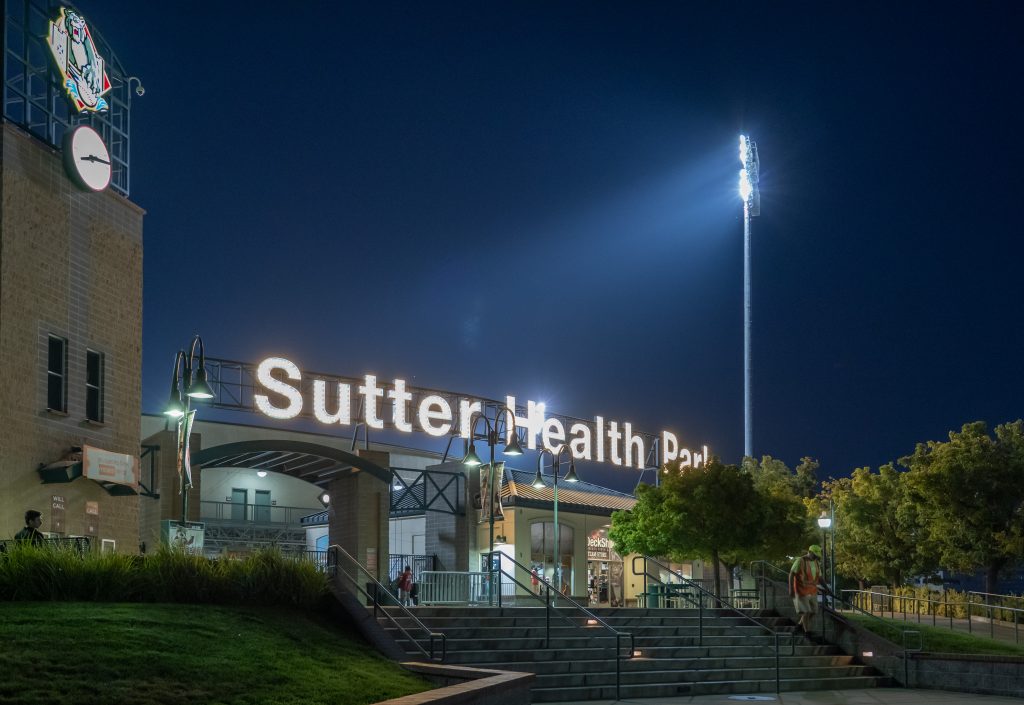Sutter Health Park entrance